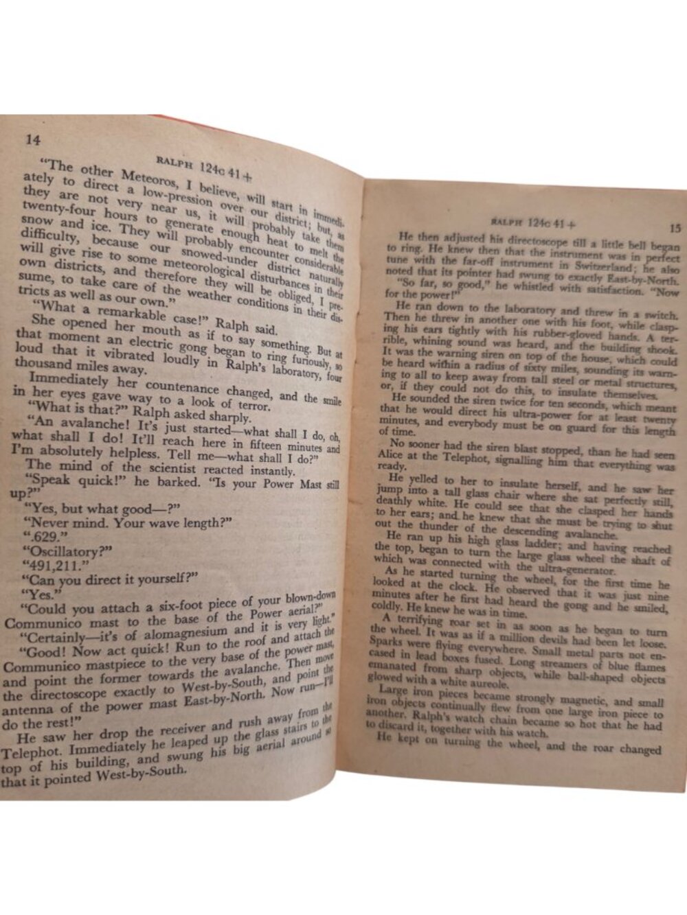 Hugo Gernsbacks Ralph 124C 41+ PB 1958 Crest Reprint Foreword Fletcher Pratt Vtg - Picture 12 of 16
